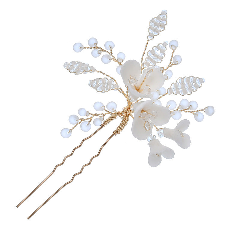 Elegant Gold Bridal Hair Comb & Pin Set (C172) - Perfect for Weddings, Prom, and Special Occasions - Wholesale Bulk Orders