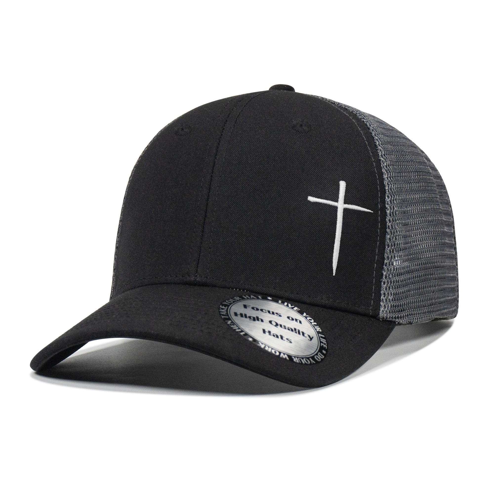 Christian Hats for Men & Women with Jesus Cross Design - Religious Gifts for Birthday, Christmas - Perfect for Church, Bible Study & Faith-Based Events