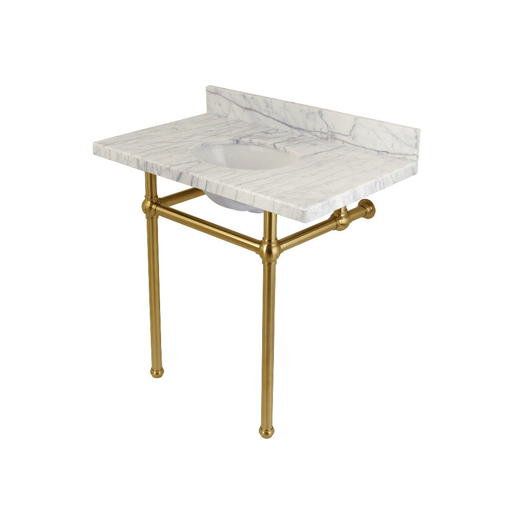 Premium Templeton Console Sink - Modern Bathroom Vanity Sink with Fauceture Design | Perfect for Farmhouse, Rustic & Contemporary Bathroom Decor