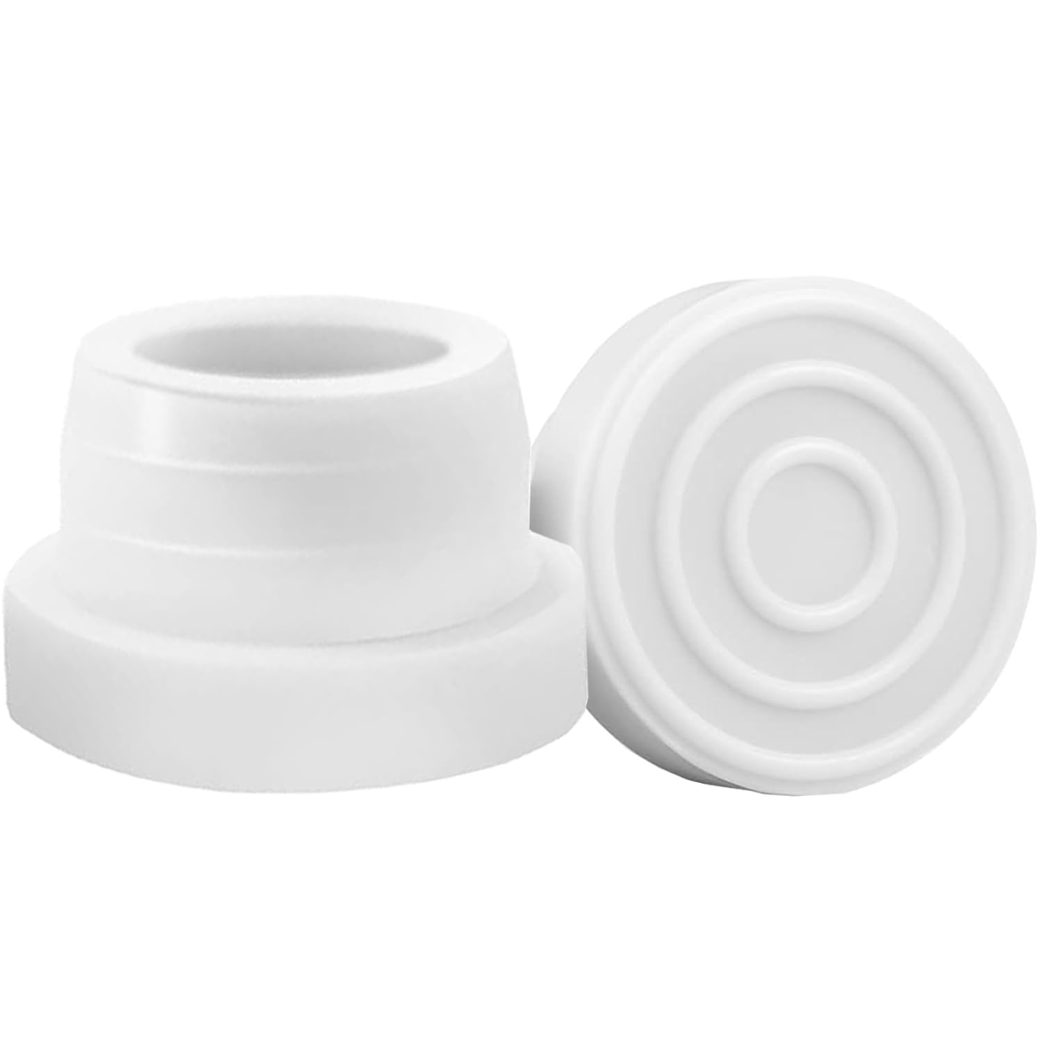 2 Pack Inground Pool Ladder Bumpers - Rubber Inside Plug Caps for 1.9