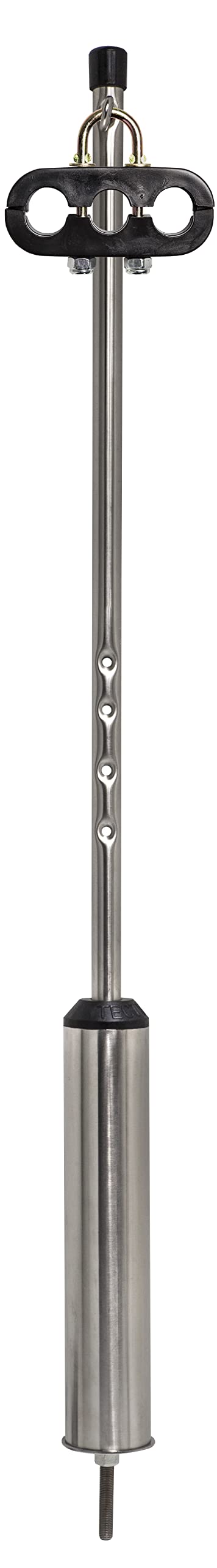 Tectran 40 Inch Stainless Steel Pogo Stick for Semi Truck & Trailer - Heavy Duty 3-Hole Clamp Standard | Perfect for Trucking, Trailer Stabilization & Transport Safety