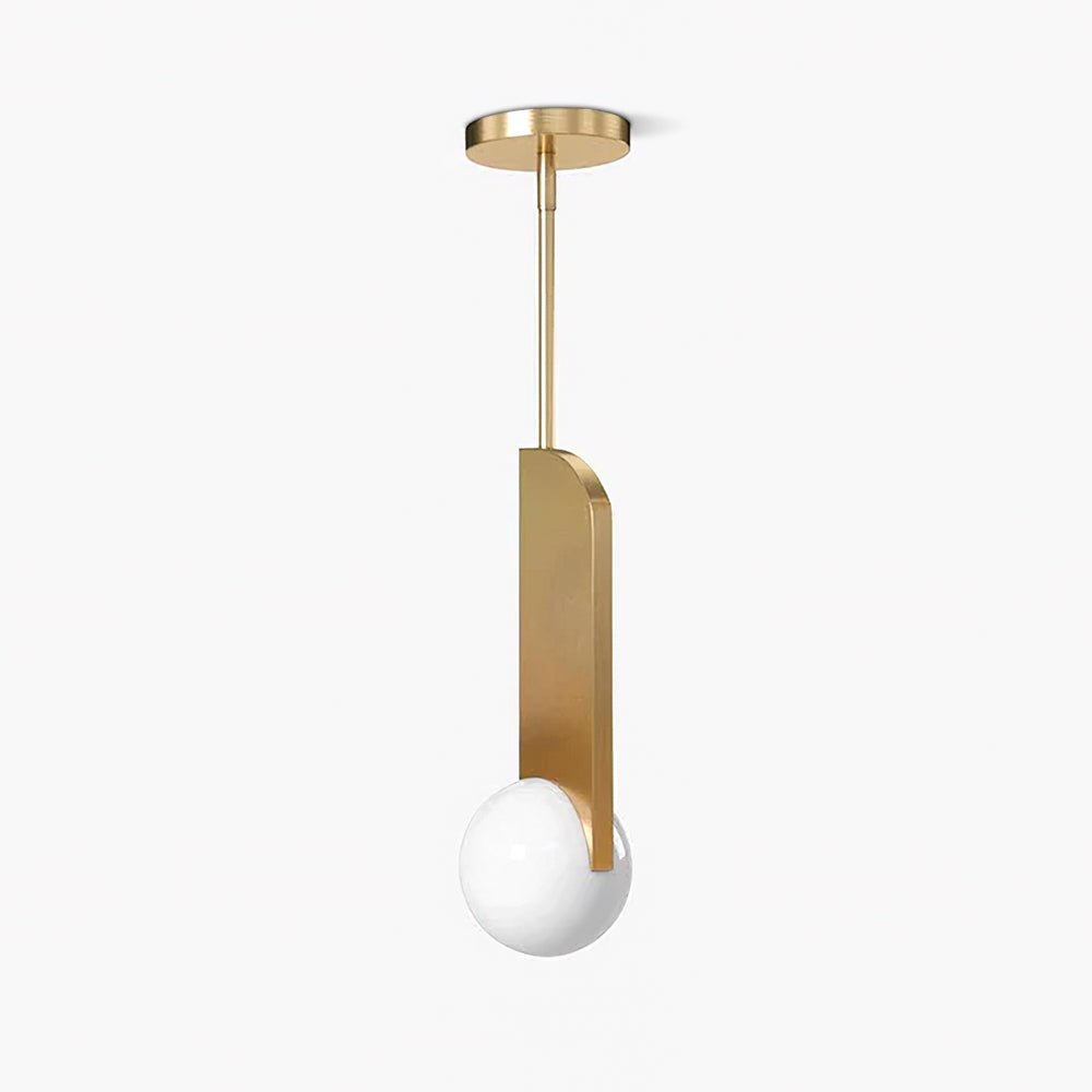 Modern Bower Pendant Light - Adjustable Hanging Lamp with Glass Shade for Kitchen Island, Dining Room, and Bedroom Lighting - Stylish Home Decor Fixture