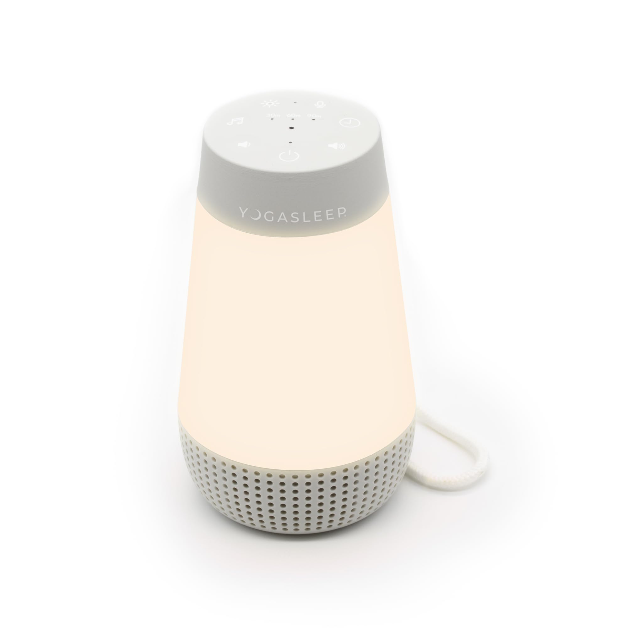 Yogasleep Baby Soother White Noise Sound Machine with Amber Night Light - Portable Travel Size, Noise Cancelling for Infants & Toddlers - Perfect Baby Registry Gift & Nursery Decor for Better Sleep (Ideal for Bedtime, Naptime & Travel)