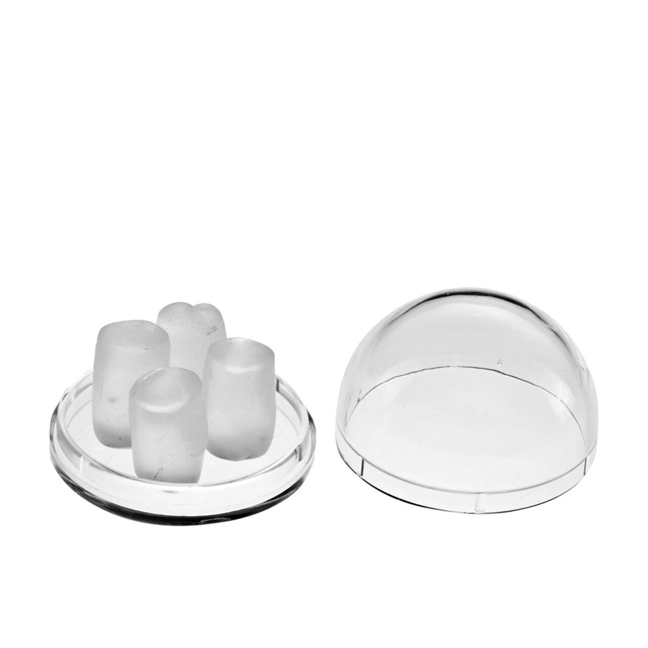 Aqua Sphere Transparent Ear Plugs for Swimming, Surfing & Water Sports (4-Pack) – Comfortable Waterproof Ear Protection for Kids & Adults
