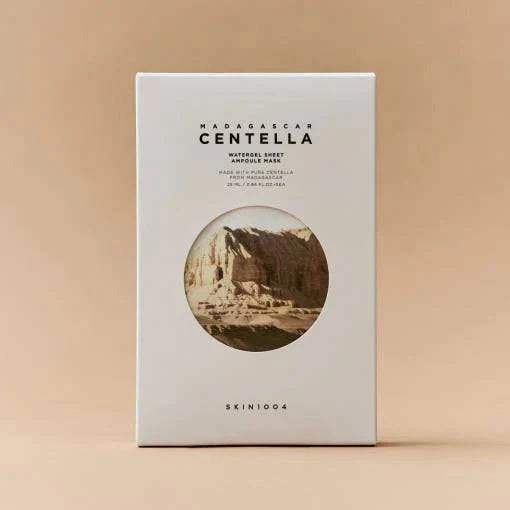 SKIN1004 Madagascar Centella Watergel Sheet Ampoule Mask - Soothing & Hydrating Facial Sheet Mask for Sensitive Skin (1 Pack) | Perfect for Daily Skincare Routine & Post-Sun Care