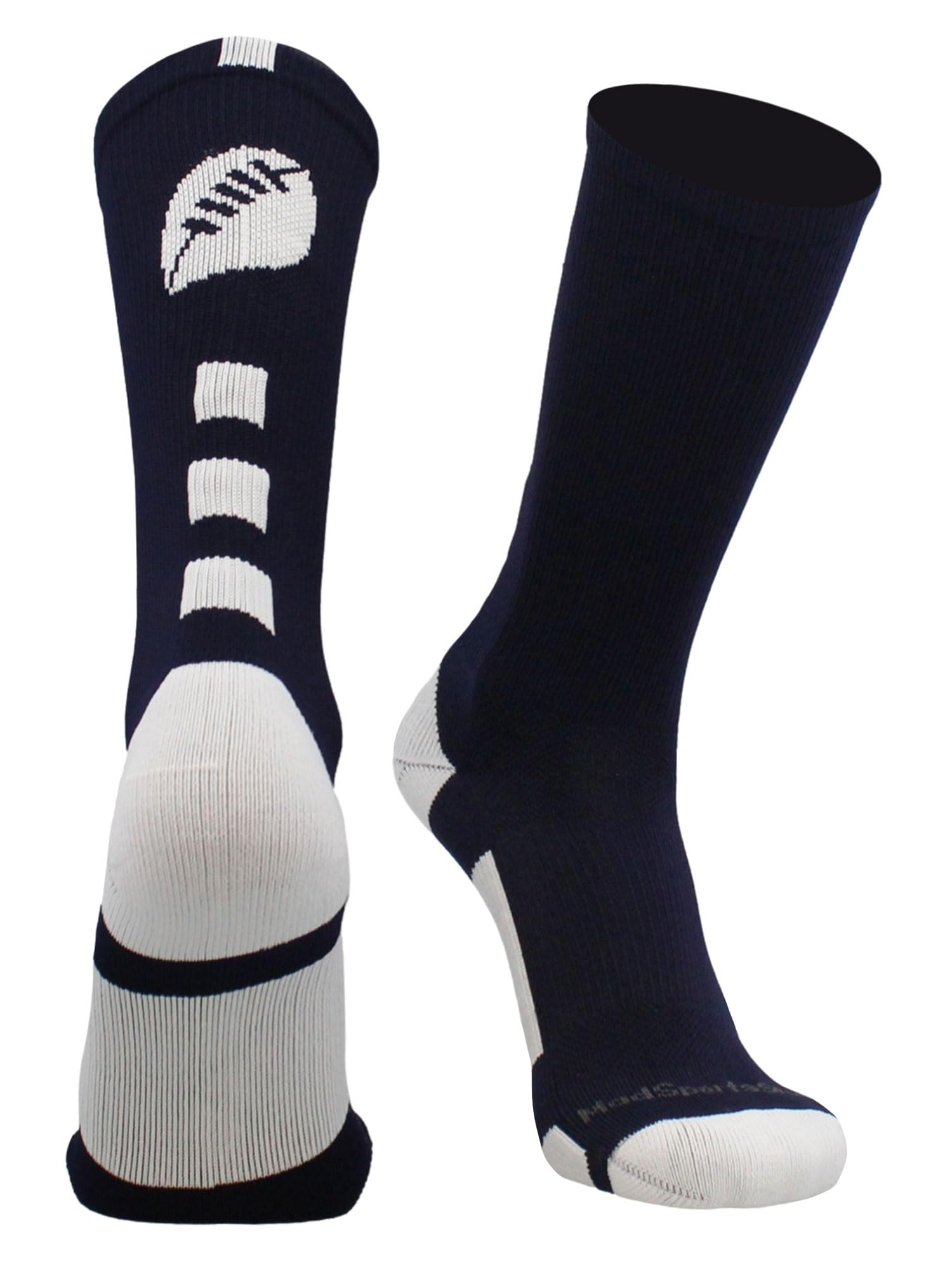 MadSportsStuff Youth Football Socks for Boys & Men - Moisture-Wicking Crew Socks for Football Players - Perfect Football Gift Accessories for Games, Training & Sports Enthusiasts