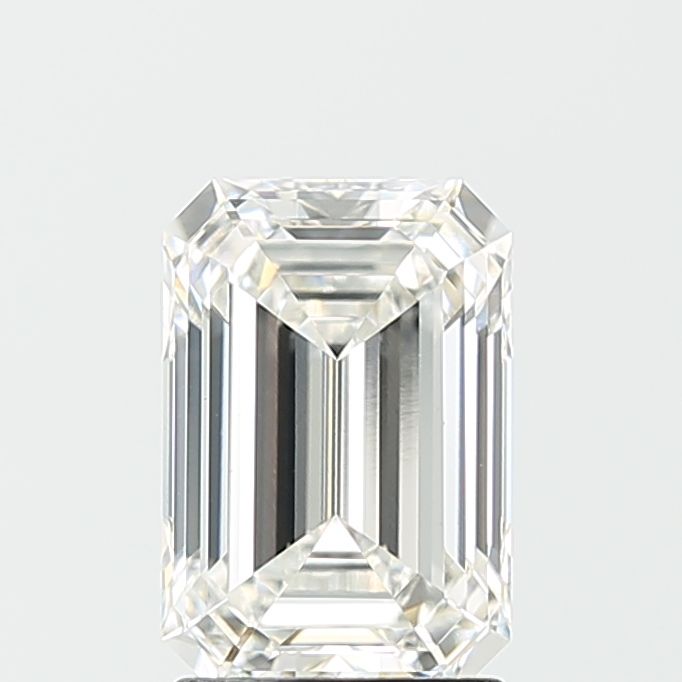 2.05 Carat F Color VVS2 Clarity Emerald Cut Lab-Grown Diamond for Engagement Rings & Fine Jewelry