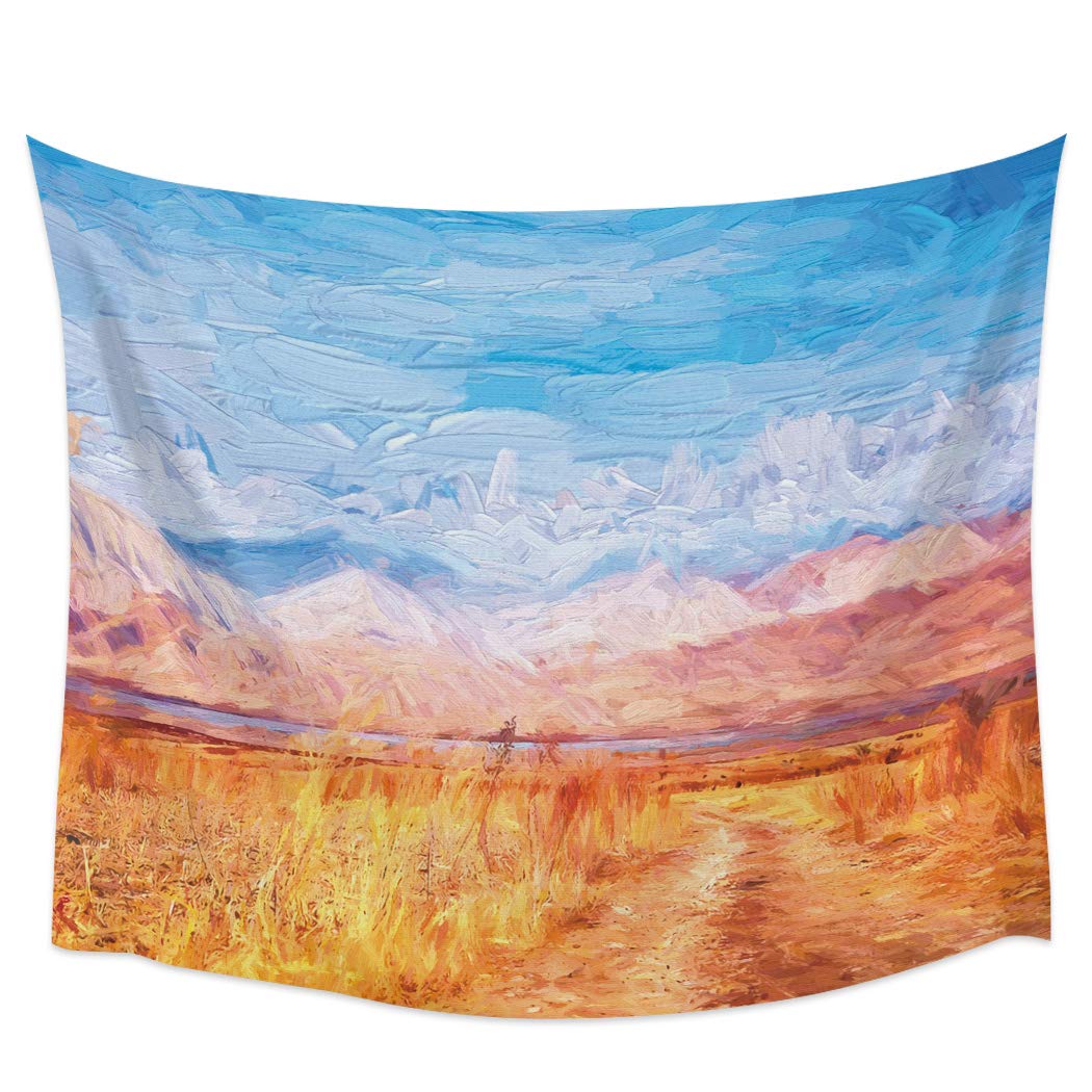 Greaben Scenic Mountain Tapestry Wall Hanging - 39x59 Inch Nature Landscape Artwork for Bedroom & Living Room Decor | Perfect for Boho Home Aesthetic, Dorm Room, or Meditation Space