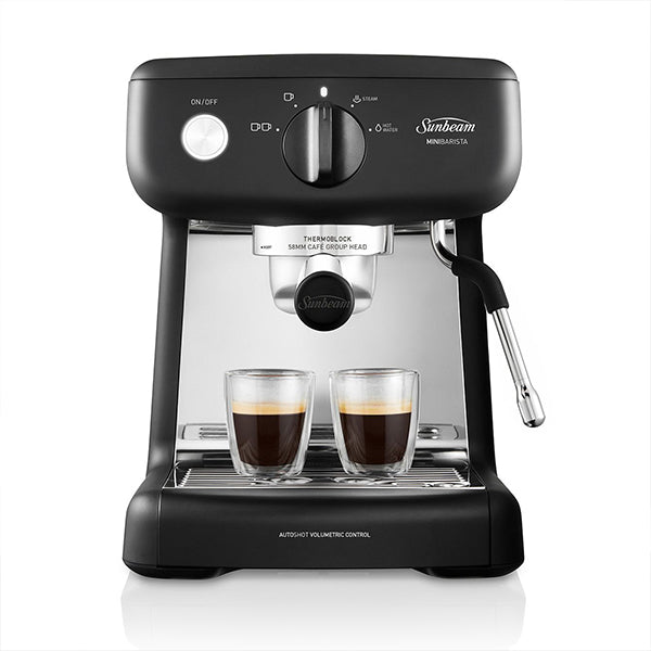 Sunbeam Mini Barista Coffee Machine - Compact Espresso Maker for Home & Office - Perfect for Small Spaces & Coffee Lovers