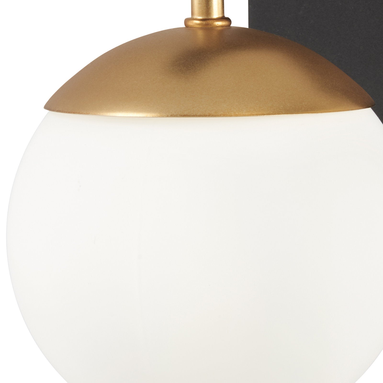 Harmony Globe Wall Sconce Light Fixture - Modern Glass Globe Wall Lamp for Bedroom, Living Room & Hallway Decor