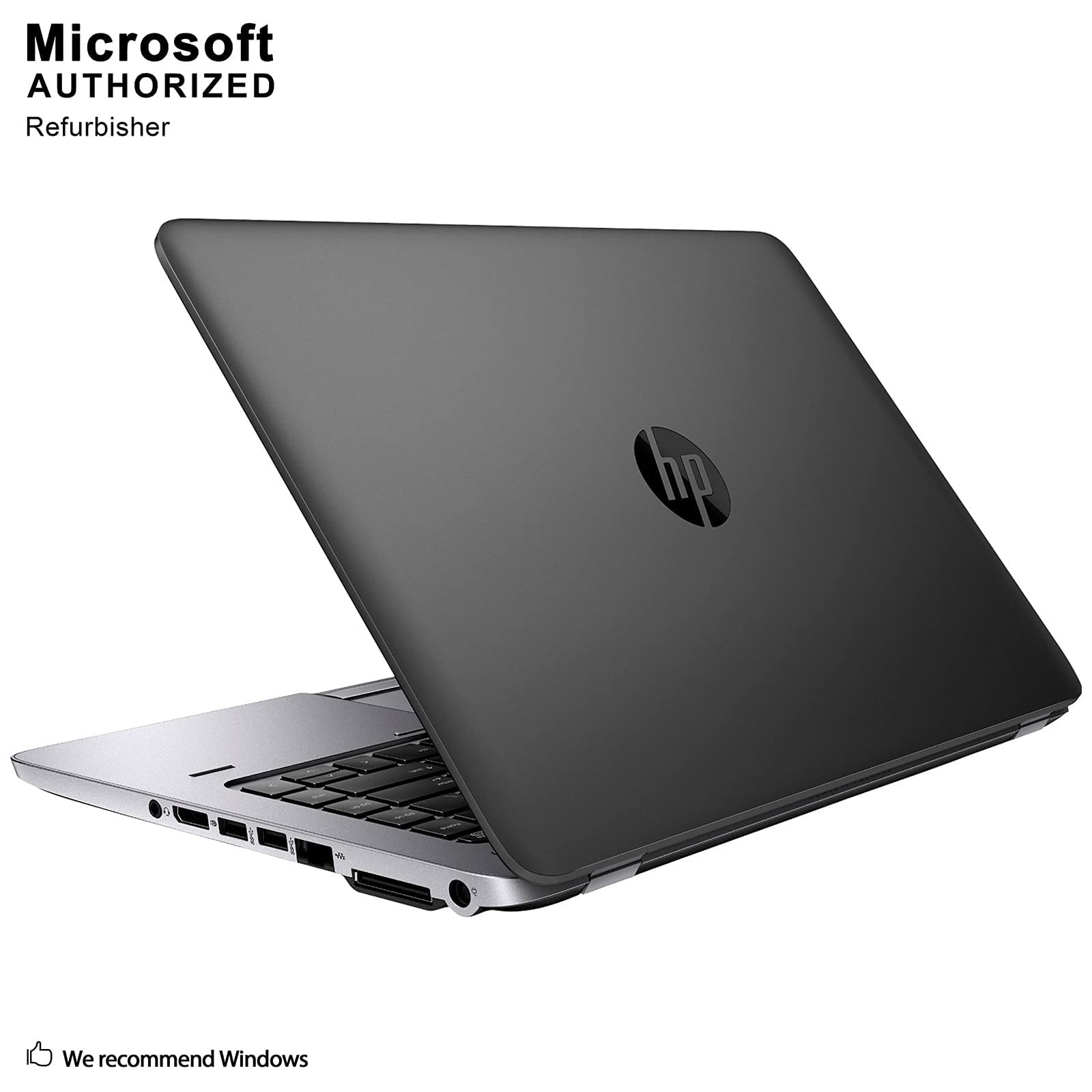 HP EliteBook 840 G1 14-inch Business Laptop - Intel Core i5 Processor, 8GB RAM, 240GB SSD, HD Webcam, Windows 10 Pro (Certified Refurbished) | Perfect for Remote Work, Office Productivity & Business Travel