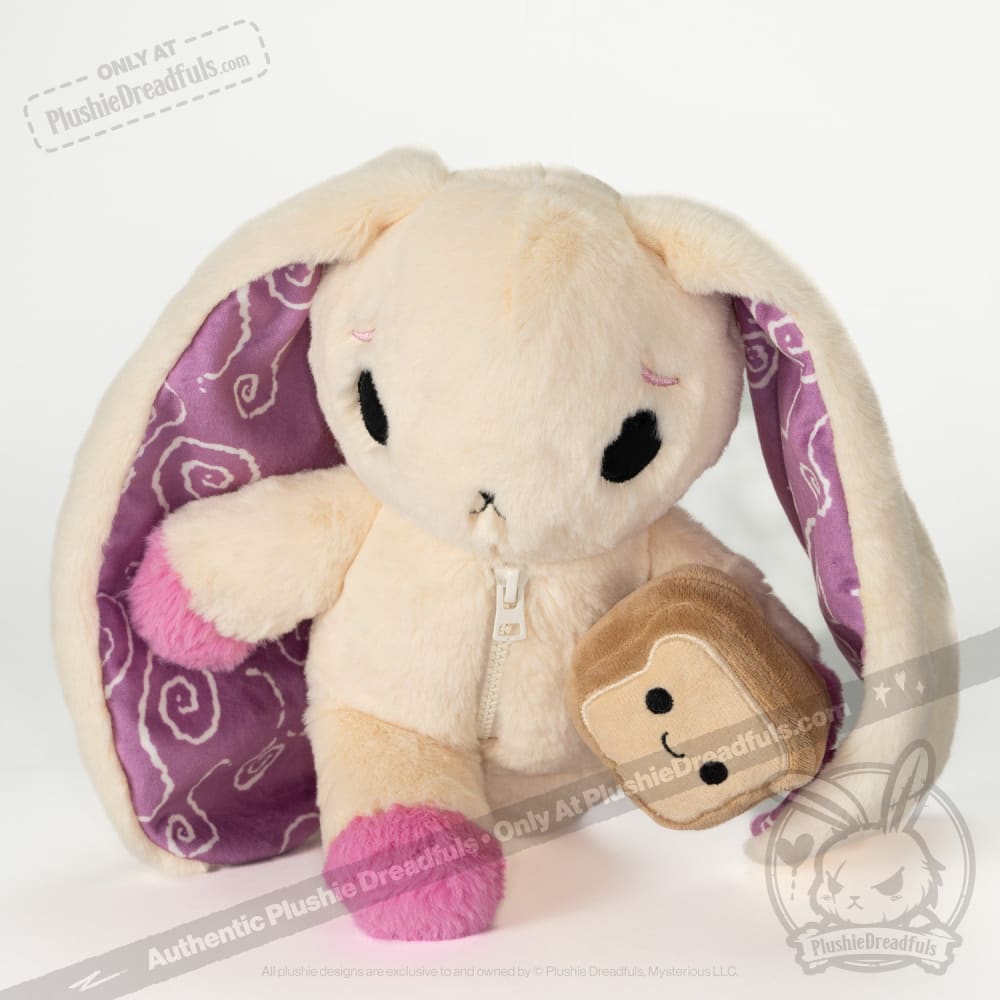 Plushie Dreadfuls ARFID Bunny - Soft Stuffed Animal Toy for Anxiety Relief, Comfort & Sensory Support | Perfect for Kids, Teens & Adults with ARFID | Cuddle Companion for Bedtime, Therapy & Emotional Support
