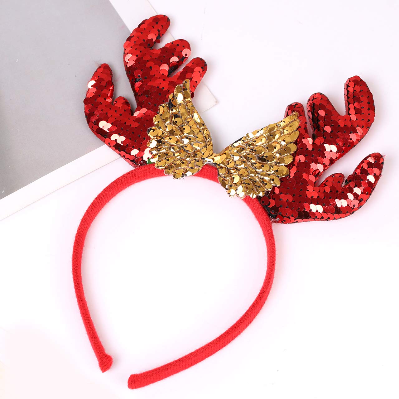 Festive Christmas Headbands for Women - Santa Caps, Elves & Reindeer Costume Headpieces for Holiday Parties & Xmas Photos (Set of 3) | Perfect for Christmas Celebrations, Office Parties & Family Gatherings