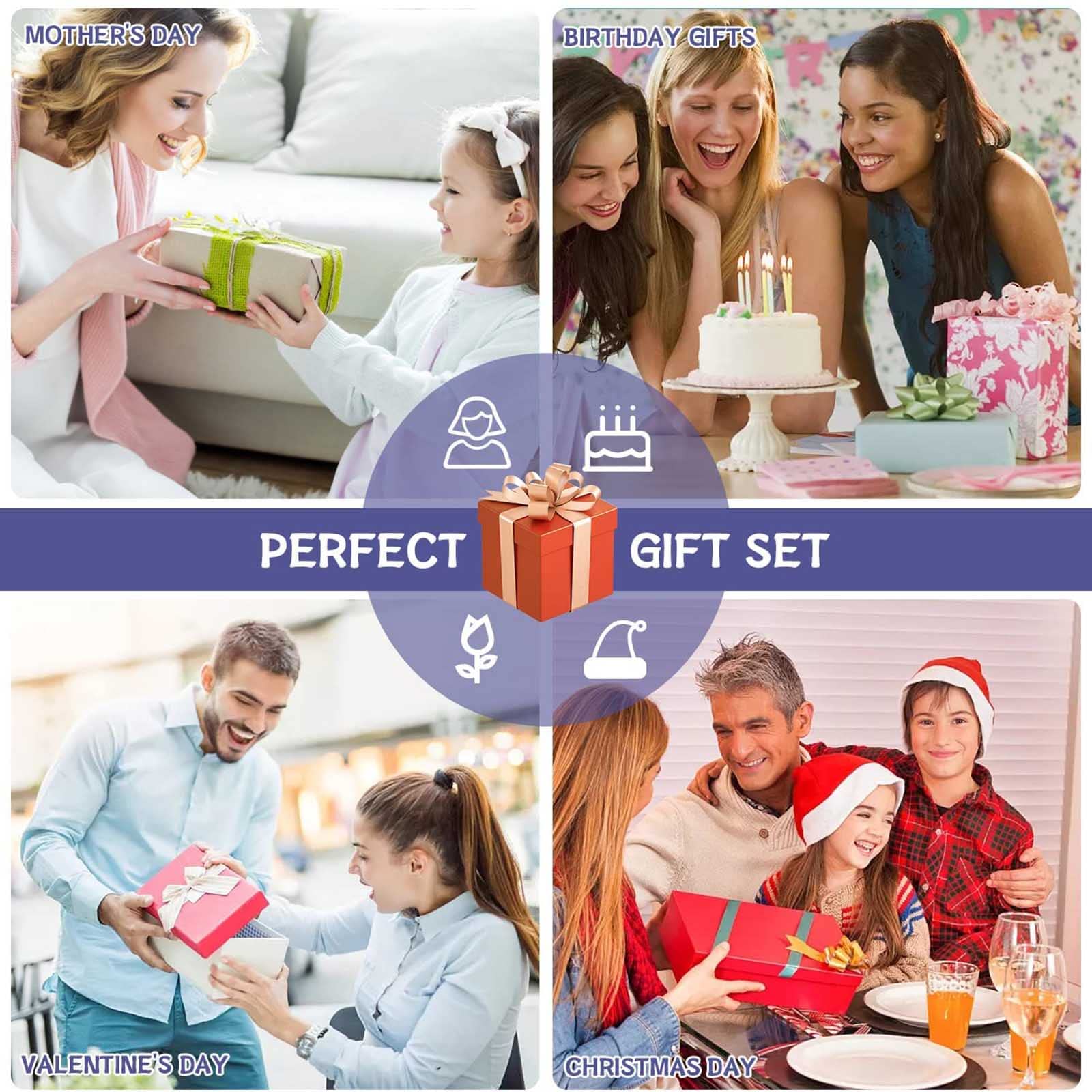 Luxury Soy Wax Scented Candles Gift for Women - Aromatherapy for Home Relaxation