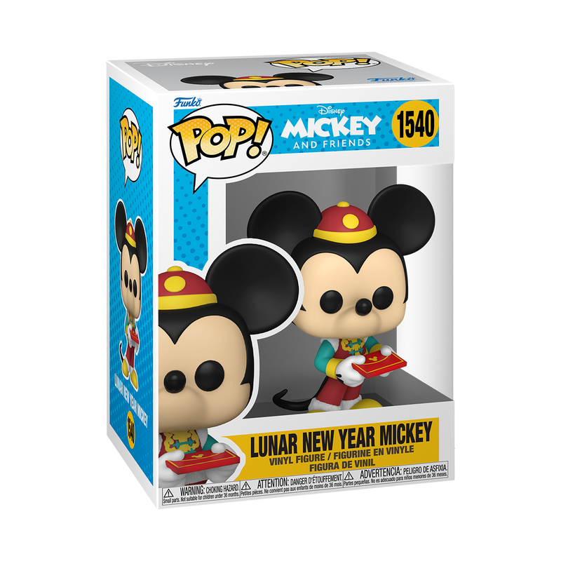 Disney Lunar New Year Mickey Mouse Funko Pop! Vinyl Figure #1540 with Protector Case - Perfect for Collectors, Gifts & Home Decor