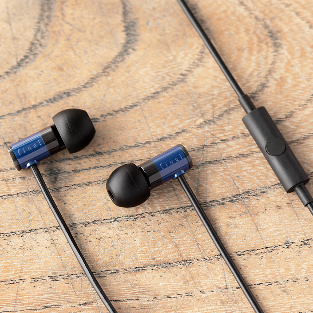 Final Audio E1000C Noise Isolating In-Ear Headphones with Built-in Mic - Perfect for Commuting, Gaming & Work Calls