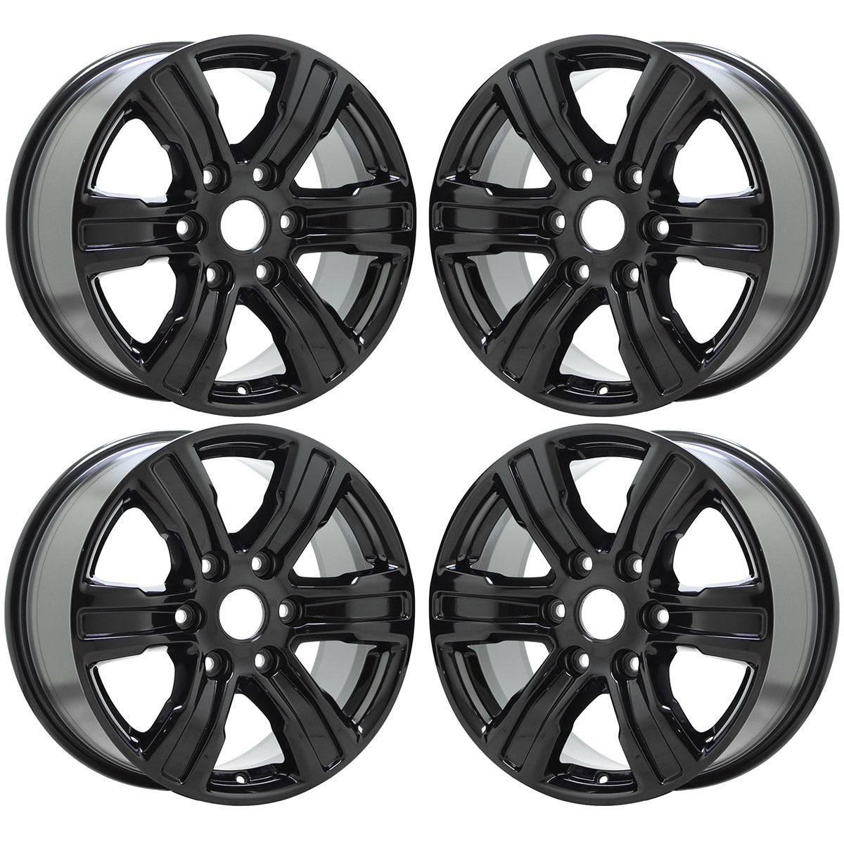 17 Ford Ranger Truck Gloss Black OEM Wheels & Rims Set (10228) - Factory Direct Replacement for Enhanced Style & Performance - Perfect for Off-Roading & Custom Upgrades