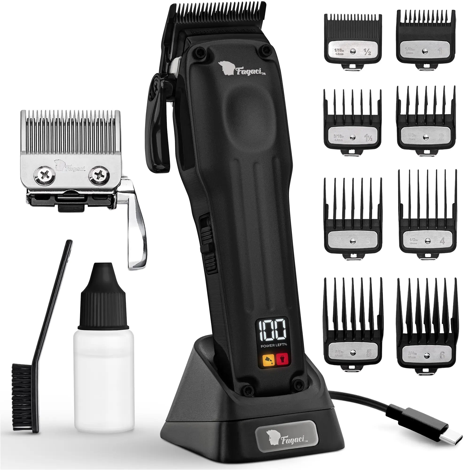 Fusion Clipper Hair Trimmer - Professional Cordless Hair Clipper for Men & Women - Perfect for Home Haircuts, Beard Trimming & Grooming