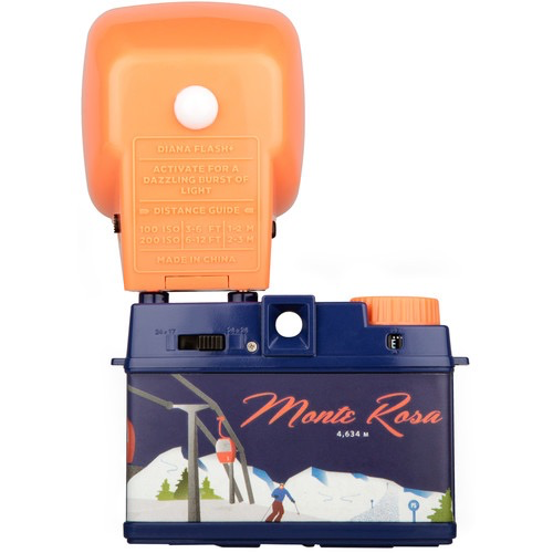 Lomography Diana Mini 35mm Film Camera with Built-in Flash (Monte Rosa) - Vintage Style Photography for Travel & Creative Shooting
