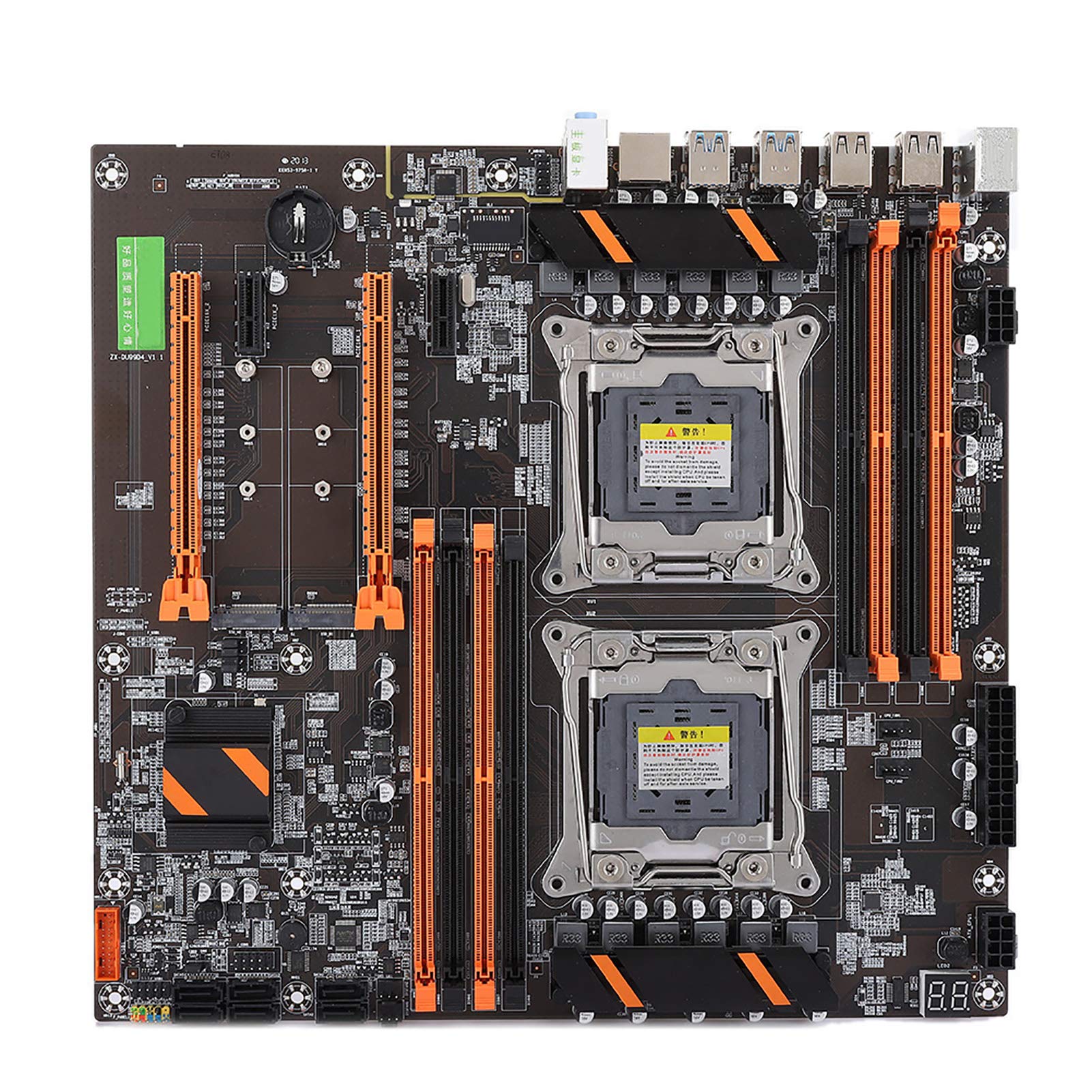 Dual Socket Desktop Motherboard LGA 2011-3, DDR4 Support for E5 CPU - Ideal for Gaming PC, Studio Workstation & Computer Simulator Builds