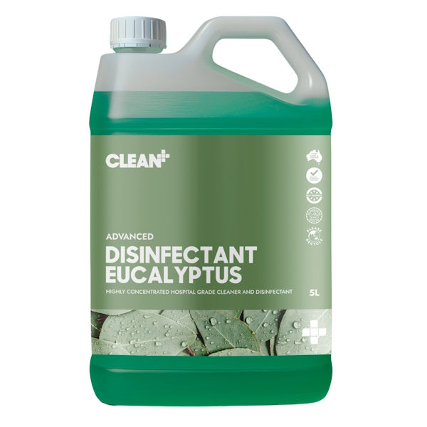 Clean Plus Advanced Disinfectant Spray - Eucalyptus Scent | Kills 99.9% Germs & Bacteria | For Home, Office & Gym Surfaces | Safe & Effective Cleaning Solution
