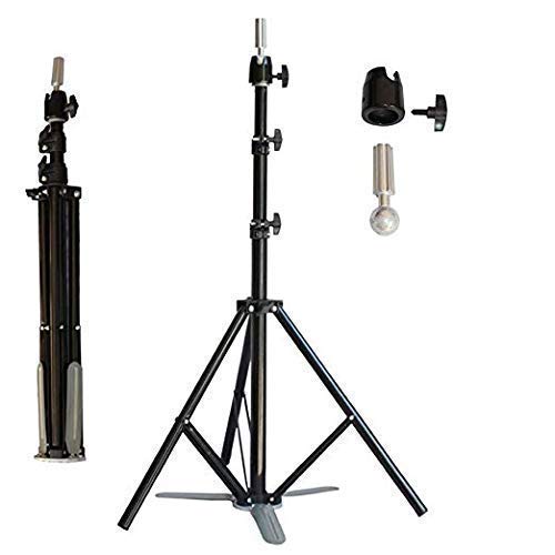 BLUSHIA Adjustable Hair Mannequin Head with Tripod Stand - Heavy Duty Cosmetology Training Tool for Styling, Cutting & Coloring Practice - Perfect for Salon Professionals & Beauty Schools