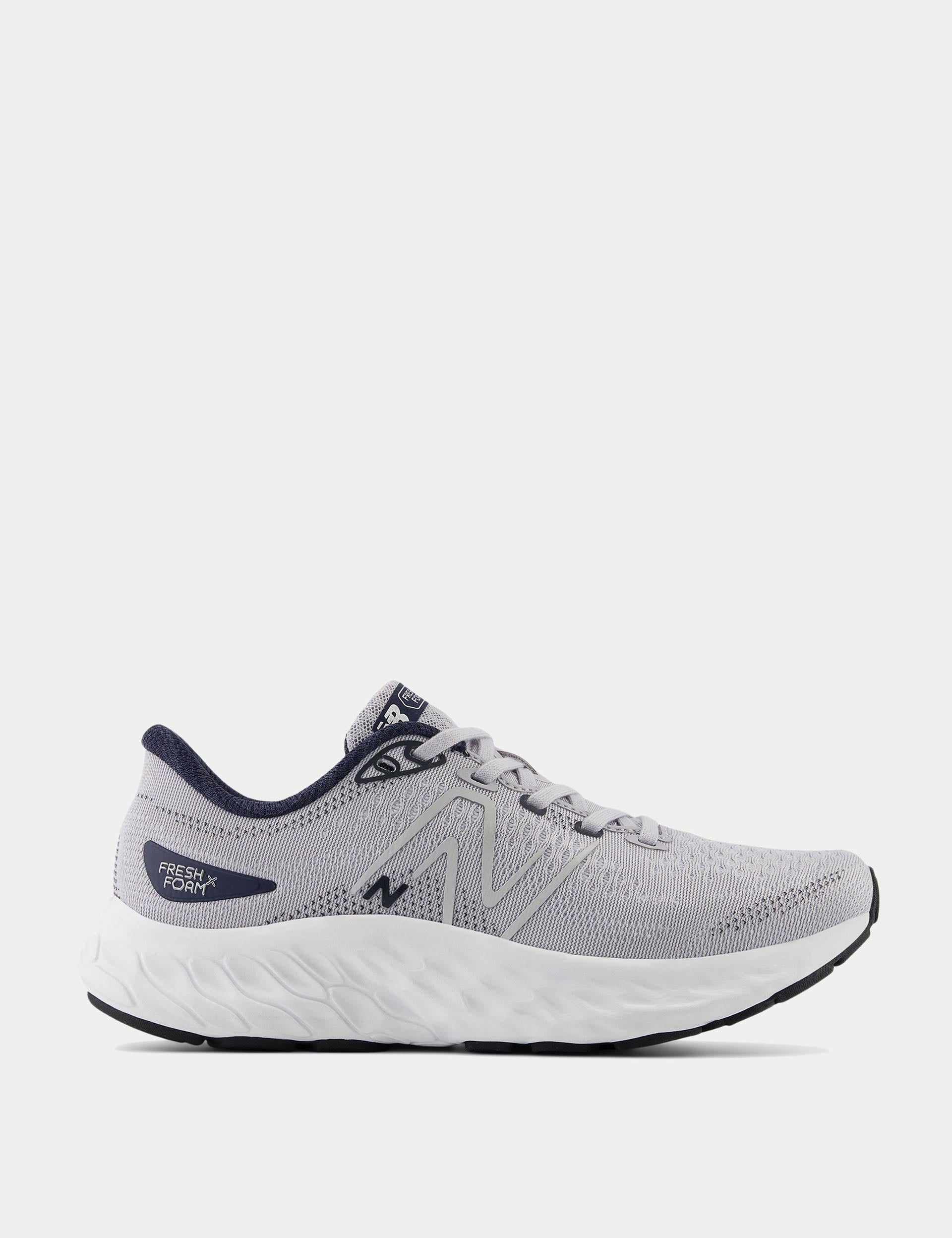 Fresh Foam X EVOZ ST Running Shoes for Men & Women - Lightweight Cushioned Sneakers in Pearl Grey | Perfect for Jogging, Gym Workouts & Daily Walking