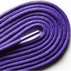Thin Round Fashion Dress Shoelaces - 1/8 Inch Width, Purple (2 Pair Pack) | Perfect for Sneakers, Loafers & Casual Shoes