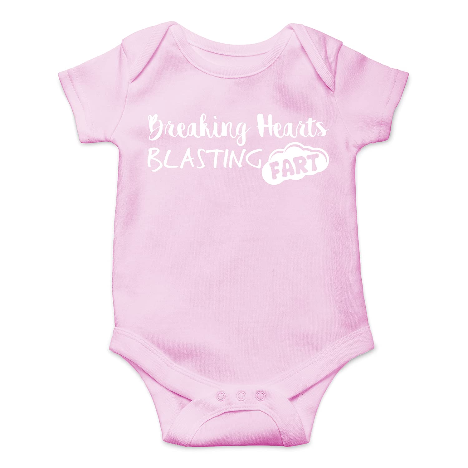 Funny Baby Bodysuit - Breaking Heart Blasting Fart Onesie - Cute Newborn Outfits for Boys & Girls - Perfect for Playdates, Photo Shoots & Gag Gifts