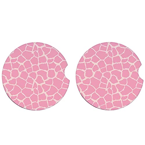 Abstract Modern Giraffe Pink