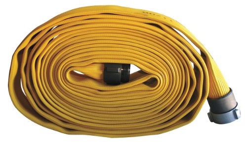 100 ft. Fire Hose 250 PSI - Heavy Duty Supply Line for Firefighting, Emergency & Industrial Use - Ideal for Fire Departments, Construction Sites & Water Transfer