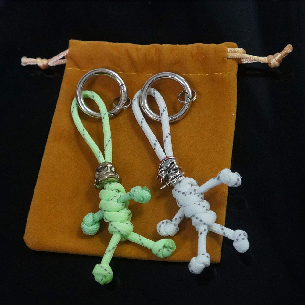 Handcrafted EDC Lanyard for Keychains, ID Badges & Zipper Pulls - Durable Paracord Lanyards for Everyday Carry Gear (Office, Hiking, Travel Accessories)