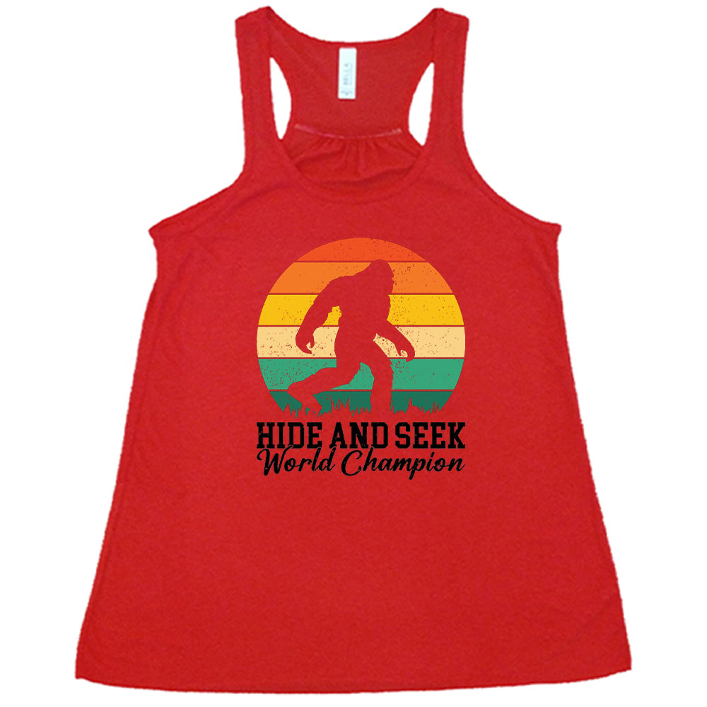 Hide And Seek World Champion T-Shirt - Funny Novelty Graphic Tee for Men & Women - Perfect for Competitions, Gifts & Casual Wear