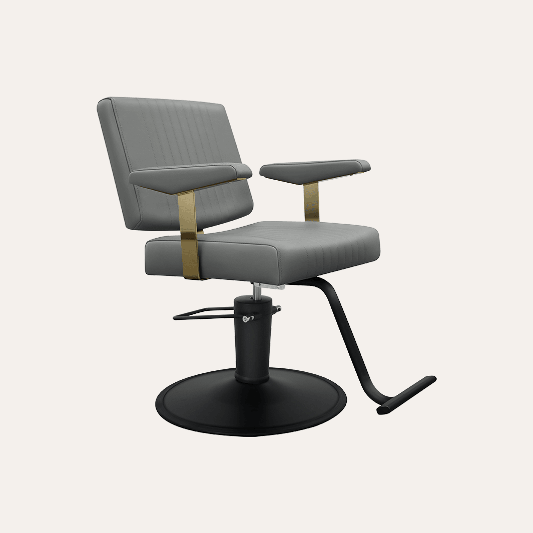 ATHENA Professional Salon Chair - Adjustable Hydraulic Styling Chair for Hairdressers & Barbers - Perfect for Salons, Barber Shops & Home Use