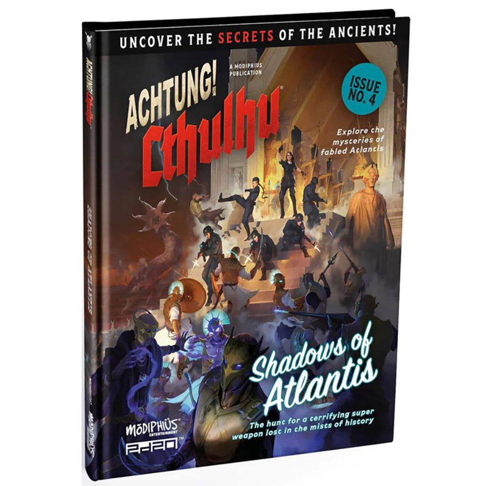 Achtung! Cthulhu: Shadows of Atlantis Adventure Game - 2d20 Edition RPG Board Game for Horror & Mystery Fans - Perfect for Game Nights & Lovecraftian Storytelling