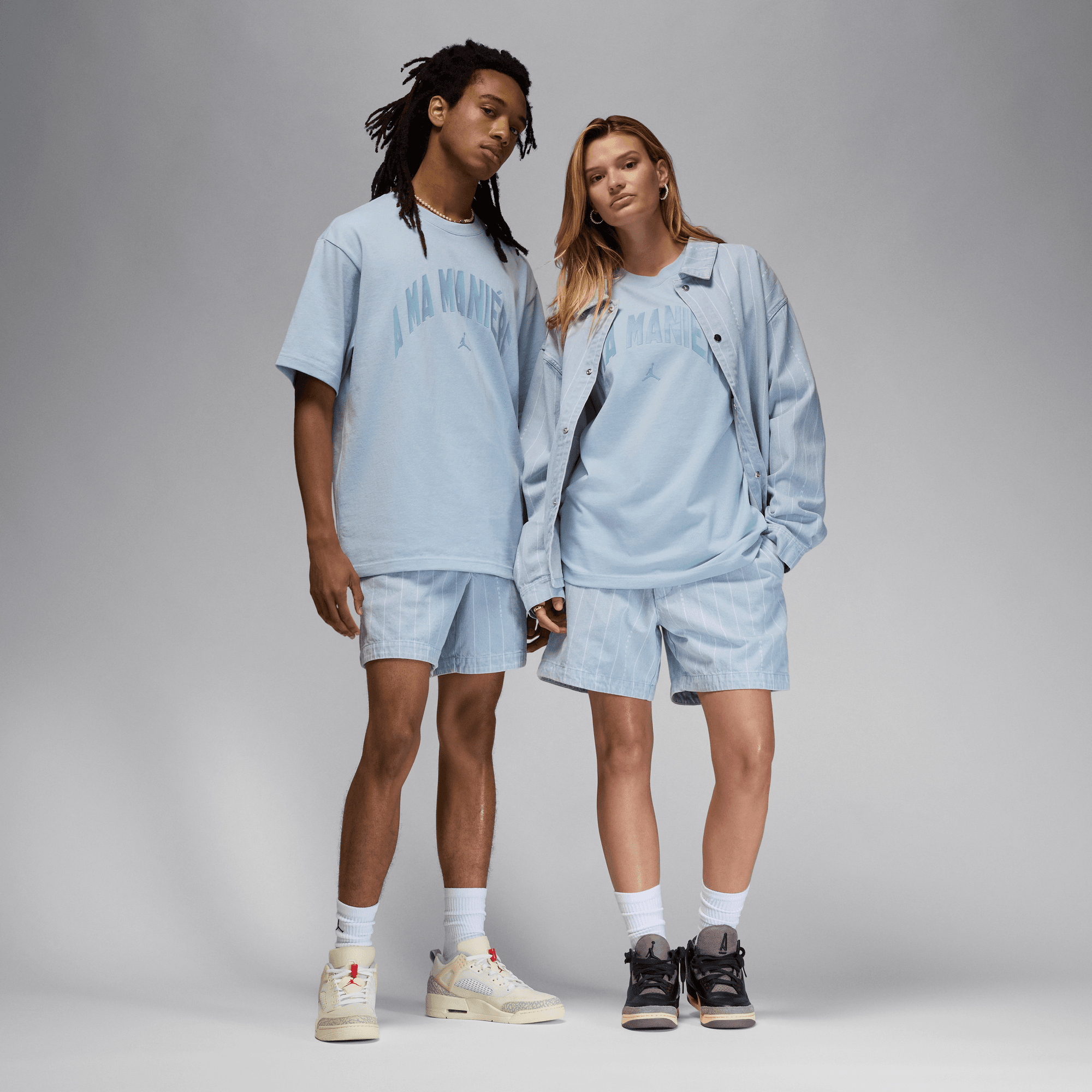 A Ma Maniere x Jordan Shorts - Armory Blue | Premium Athletic Shorts for Men | Gym, Running & Casual Wear