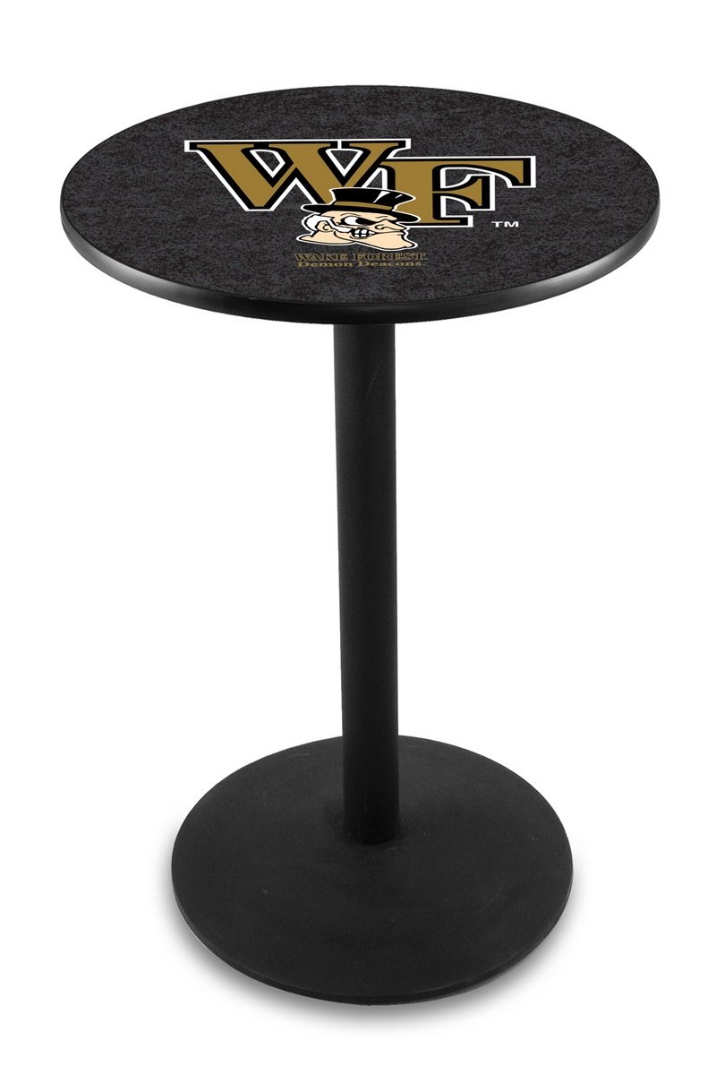 Holland Bar Stool Co. L214 42 Inch Black Wrinkle Wake Forest Pub Table - Perfect for Home Bars, Kitchen Islands & Outdoor Patio Dining