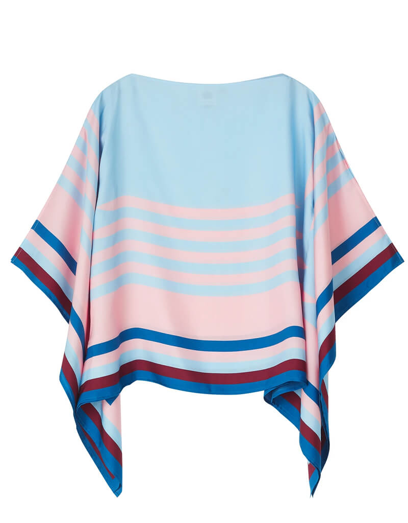 Luxury Blue Satin Silk Kaftan Set - Elegant Soft Loungewear for Women | Perfect for Beach Cover-Up, Bridal Party, and Resort Wear