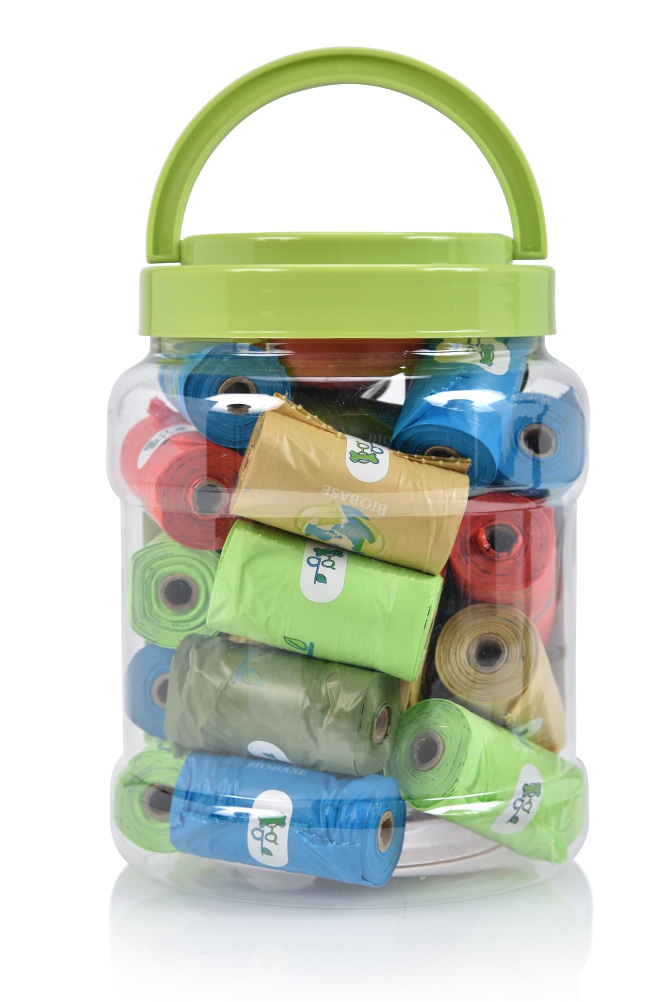 Jar-O-Refills Dog Poop Bags & Dispenser - 28 Rolls (336 Bags) | Eco-Friendly Waste Bags for Dogs | Perfect for Walking, Park Visits & Backyard Cleanup