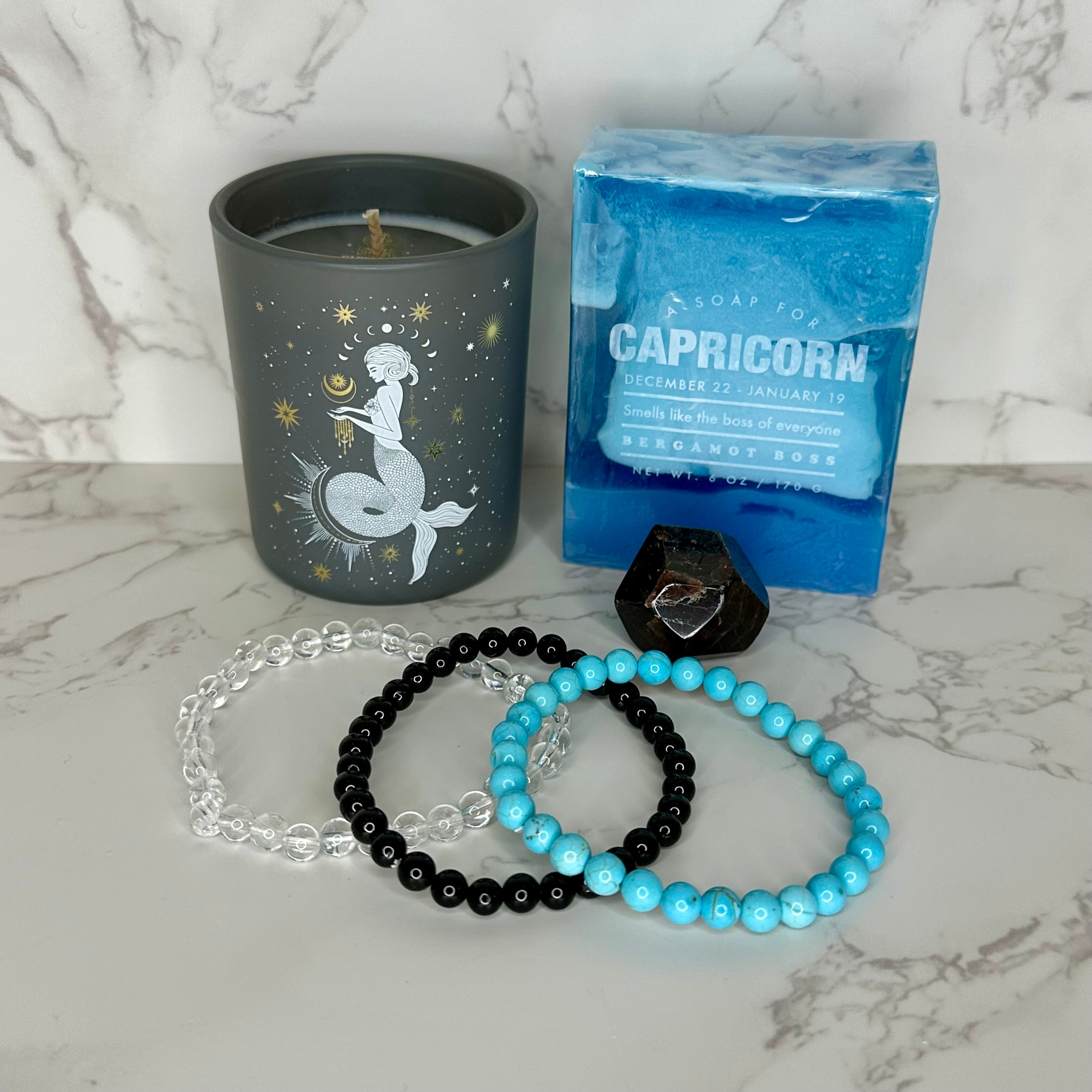 Capricorn Zodiac Gift Set - Perfect Birthday & Christmas Present for Capricorn Lovers - Horoscope-Themed Jewelry & Accessories