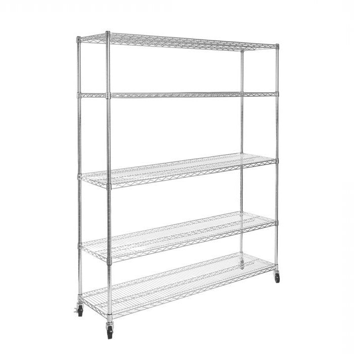 UltraDurable® 5-Tier NSF Certified Steel Shelving Unit - Heavy Duty Storage Rack for Garage, Warehouse, Kitchen & Pantry Organization