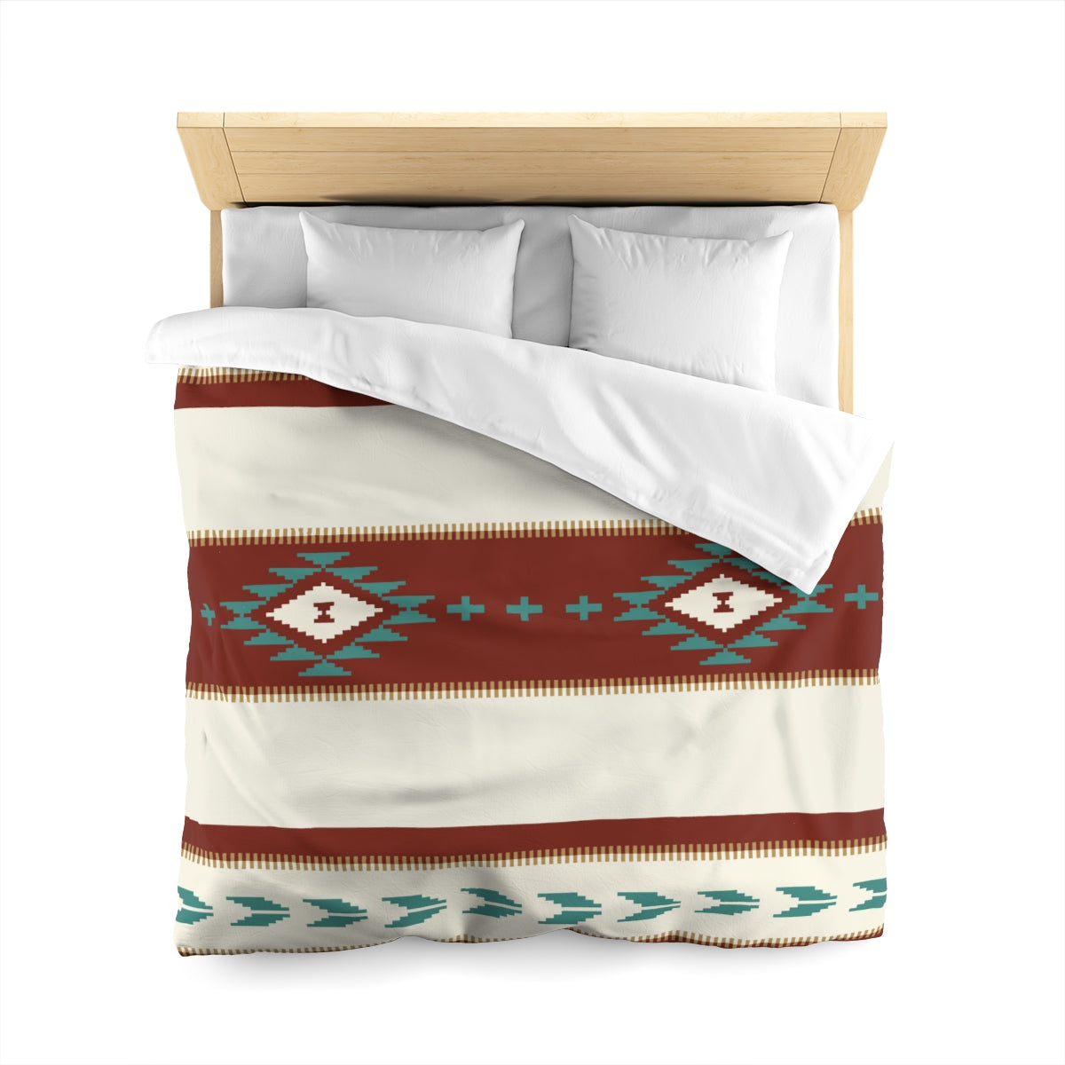 Microfiber Duvet Cover Sedona Falls Print - Twin, Queen & King Size Polyester Bedding Set for Bedroom | Soft & Breathable Duvet Cover for All Seasons - Perfect for Master Bedroom, Guest Room & Vacation Homes