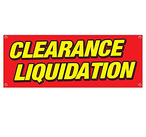 13 oz Heavy-Duty Clearance Sale Vinyl Banner with Metal Grommets - Single-Sided, Durable Non-Fabric Sign for Storefronts, Events & Business Promotions