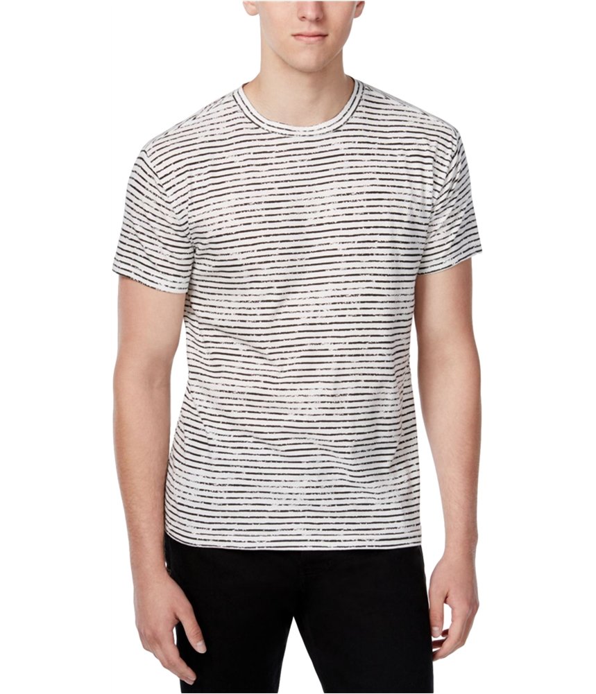 WHT SPACE Men's Chalk Stripe Graphic T-Shirt | Stylish Casual Tee for Everyday Wear | Perfect for Streetwear, Outings & Relaxing