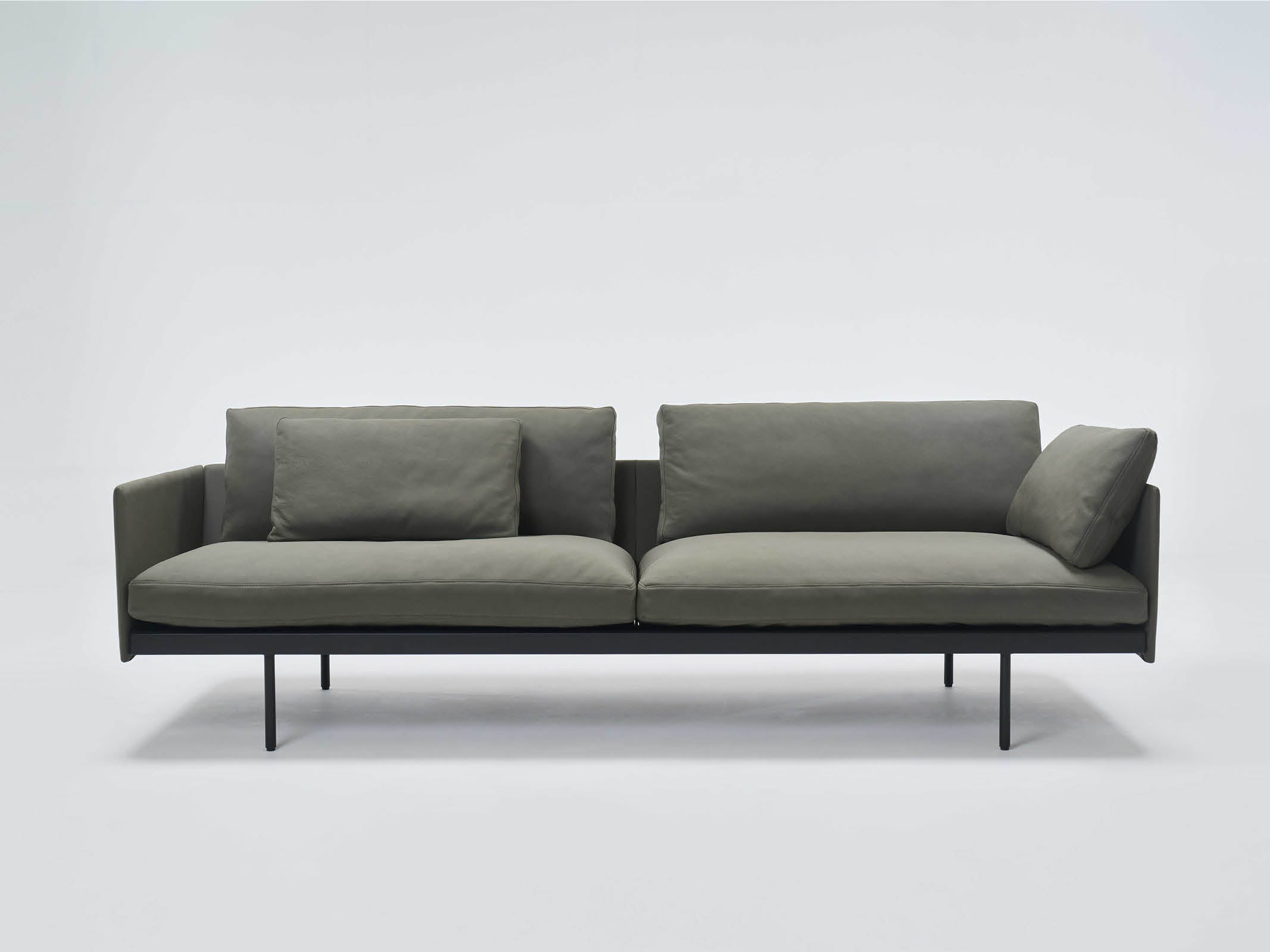 Modern Home Office Sofa - Comfortable Desk Chair with Adjustable Height for Work & Study - Perfect for Small Spaces, Home Offices & Reading Nooks