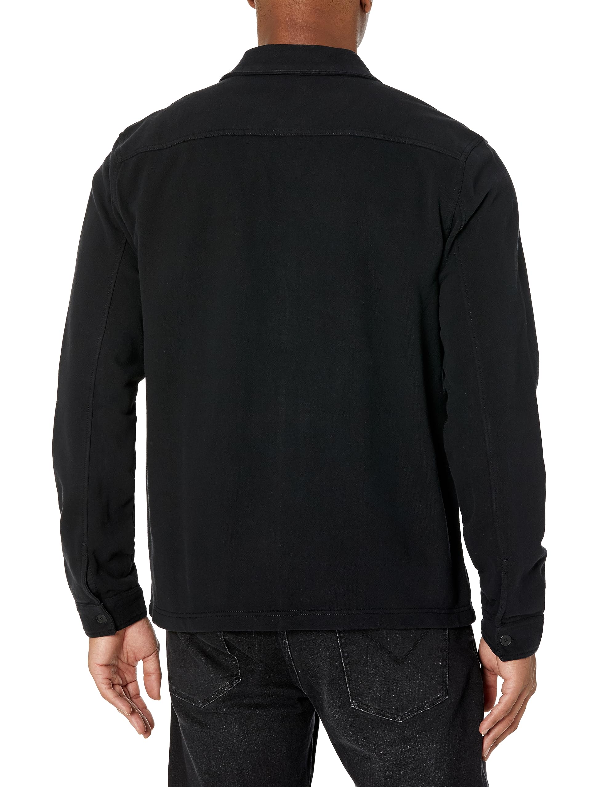 John Varvatos Men's Bushwick Shirt Jacket - Stylish Casual Blazer for Men | Perfect for Office, Date Night & Outdoor Events