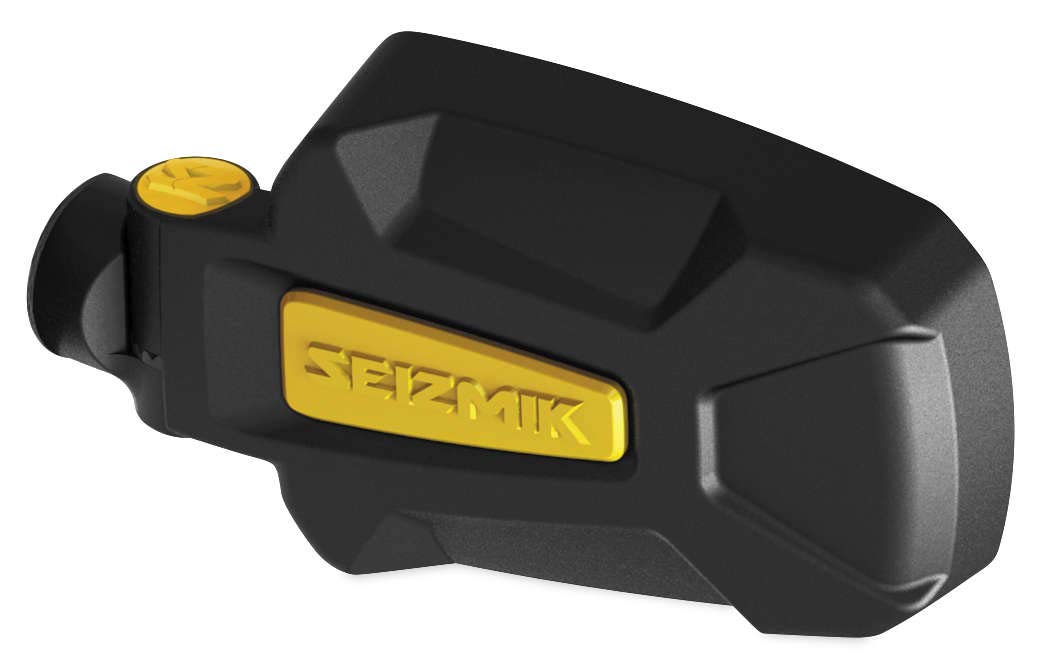 Seizmik Pursuit Side View Mirrors with Yellow Trim Kit - Compatible with 2015-2022 Polaris Ranger Crew 900 Diesel UTV - Enhance Visibility & Style for Off-Road Adventures