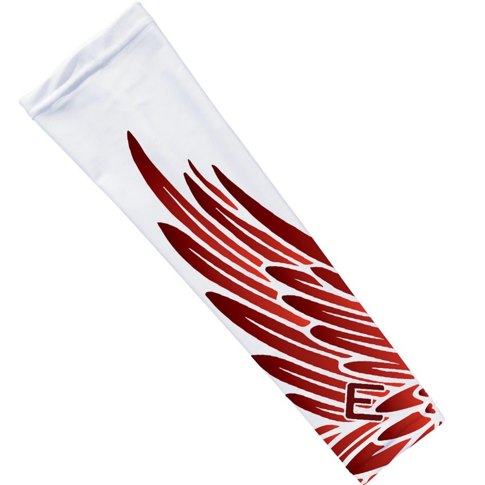 Red Wing Arm Sleeve - Compression Arm Sleeves for Men & Women - UV Protection & Sports Support for Basketball, Running, Gym Workouts