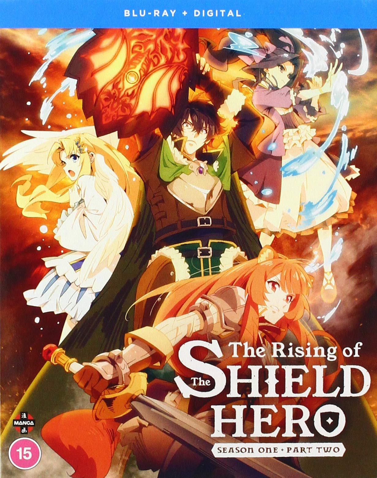 The Rising of the Shield Hero Season 1 Part 2 - Anime DVD/Blu-ray | Action Adventure Fantasy Series | Perfect for Anime Collectors & Fantasy Fans