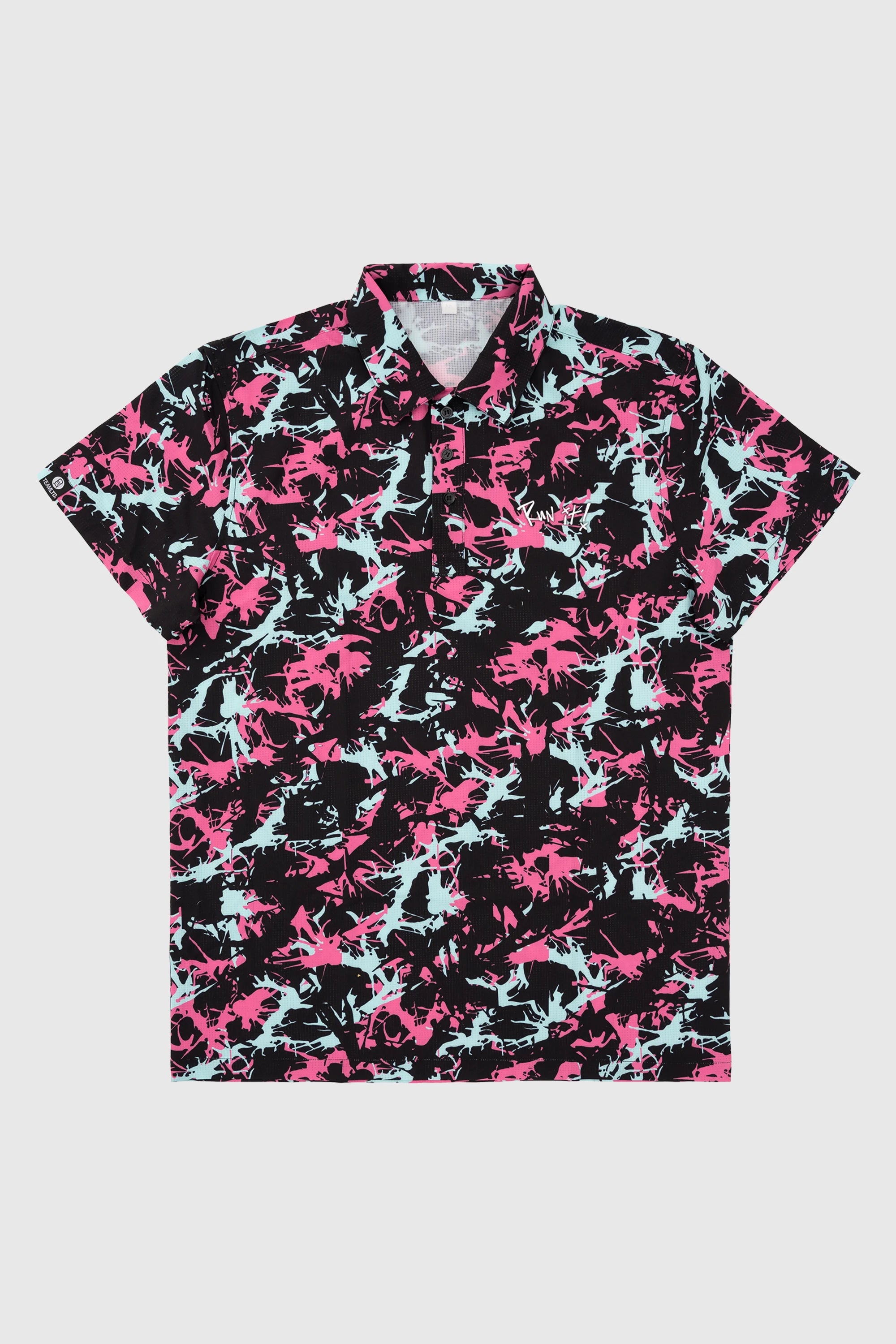 Run It Par Tee Polo Shirt - Men's Casual Golf & Tennis Polo for Sports & Outdoor Activities